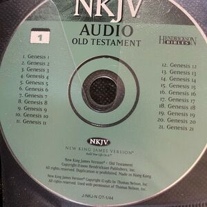 Bible New King James Version on discs